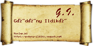 Gödény Ildikó névjegykártya